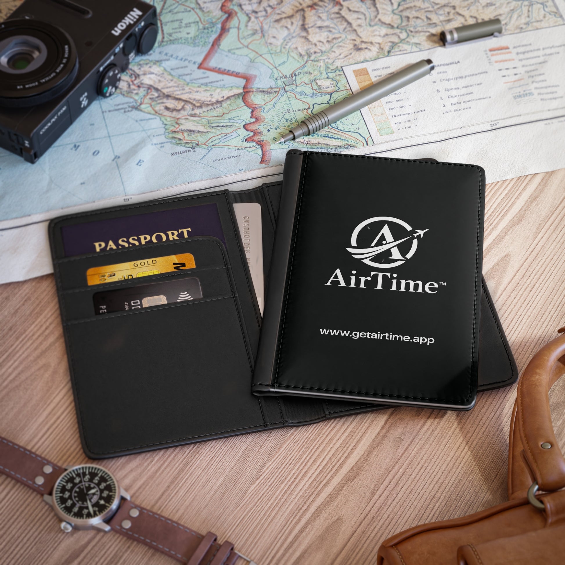 AirTime™ passport cover for airport and international travel